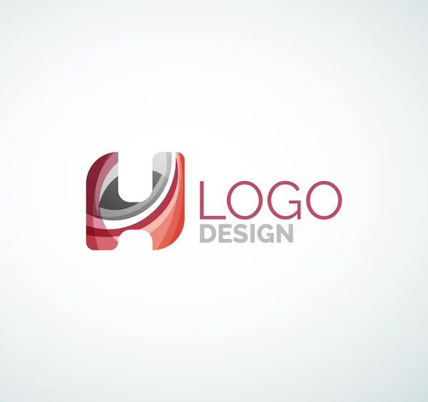 Logotipo de letra vectorial — Vector de stock