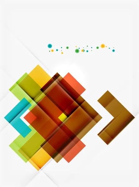 Ren färgglada ovanliga geometriska mönster — Stock vektor