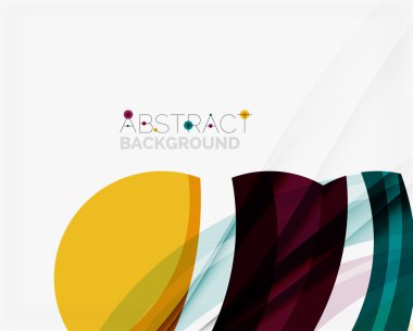 Yeşil ve sarı renk zarif soyutlama.