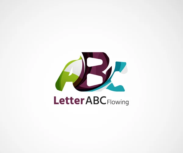 Logo de la empresa Abc . — Vector de stock