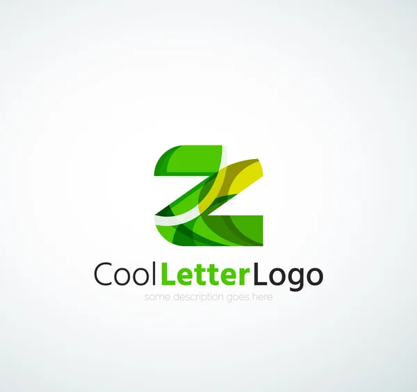 Lettre logo de l'entreprise — Image vectorielle