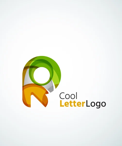 Letra logo de la empresa — Vector de stock