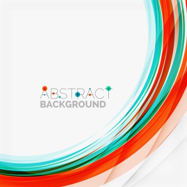 Girdap kavramı kırmızı ve mavi renk