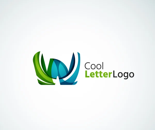 Vector brev logotyp — Stock vektor