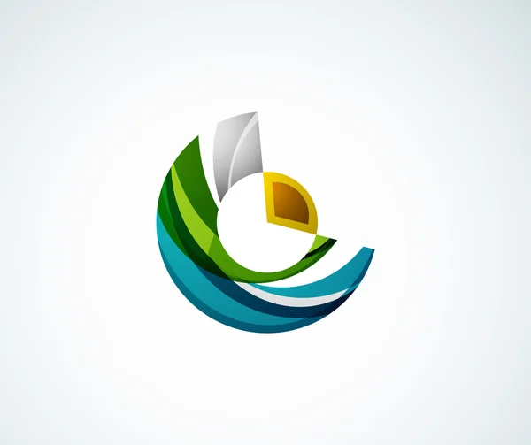 Statistics company logo design. — Stock Vector