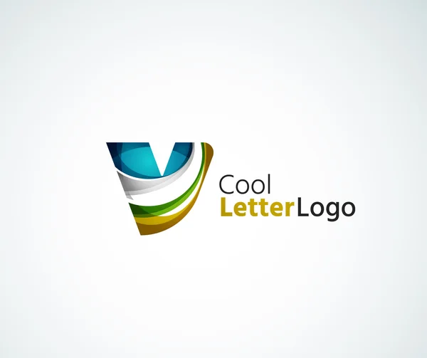 Logo lettera vettoriale — Vettoriale Stock