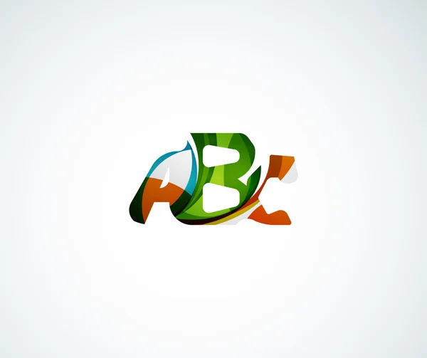 Logo de la société Abc. Illustration vectorielle . — Image vectorielle