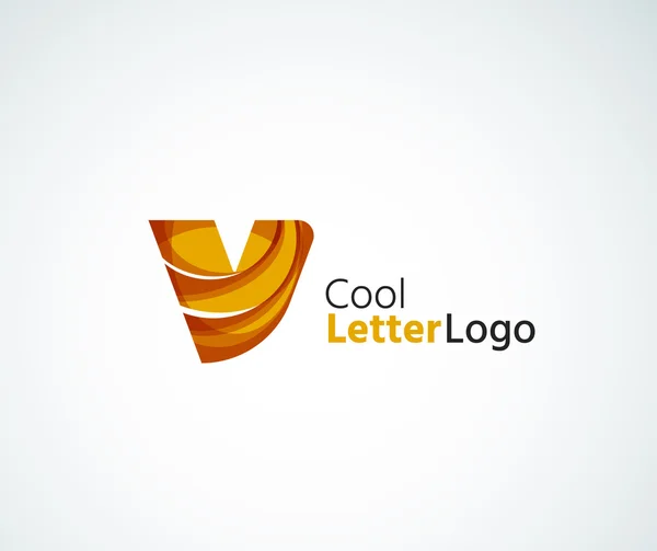 Logo lettera vettoriale — Vettoriale Stock