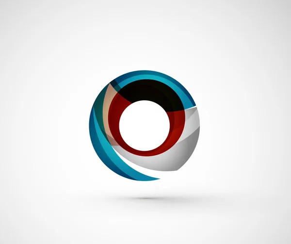 Абстрактне геометричне кільце логотипу компанії — стоковий вектор