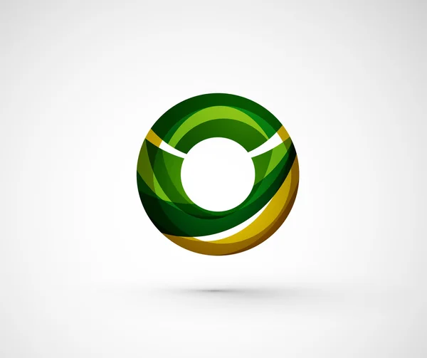 Αφηρημένα και γεωμετρικά εταιρεία λογότυπο δαχτυλίδι — Διανυσματικό Αρχείο