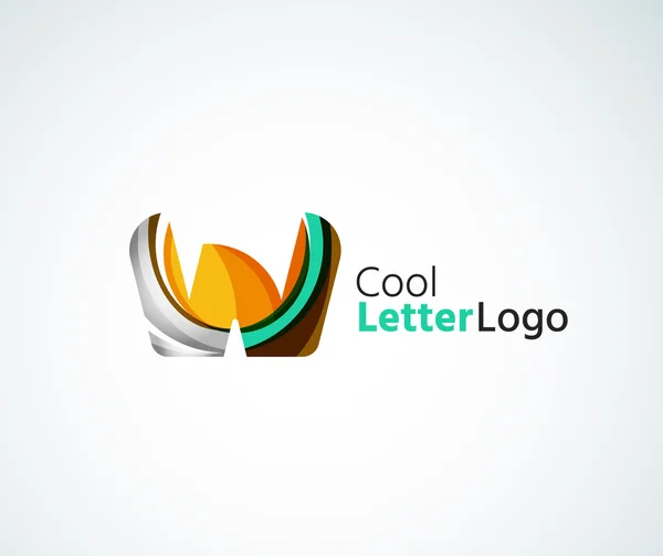 Logotipo de letra vectorial — Archivo Imágenes Vectoriales