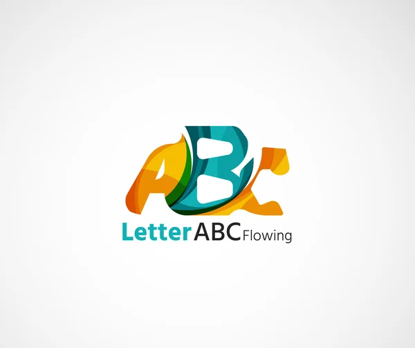 Logo de la empresa Abc . — Vector de stock