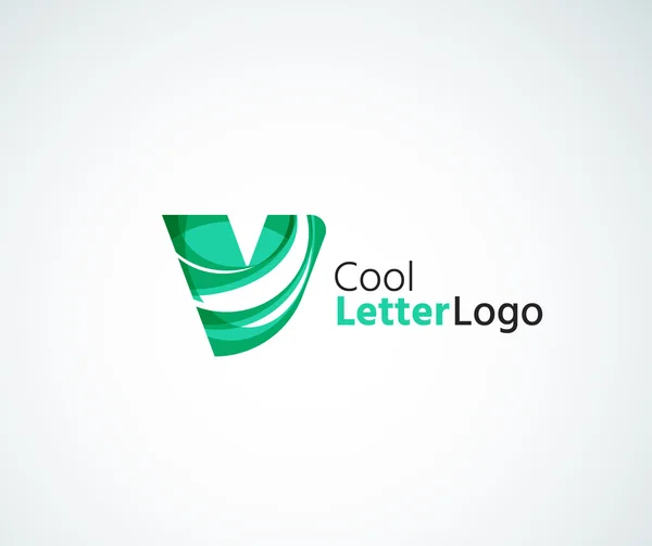 Logo lettera vettoriale — Vettoriale Stock