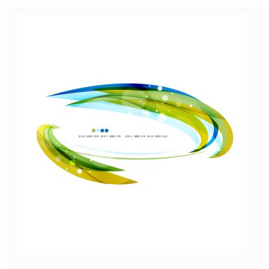 Yeşil ve mavi ışık hava yolları