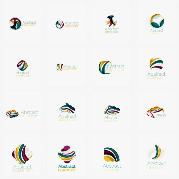 Logotipos de empresa . — Archivo Imágenes Vectoriales