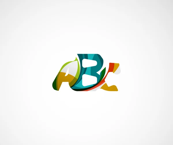 Logo de la empresa Abc . — Archivo Imágenes Vectoriales