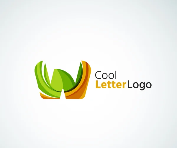 Logo de lettre vectorielle — Image vectorielle