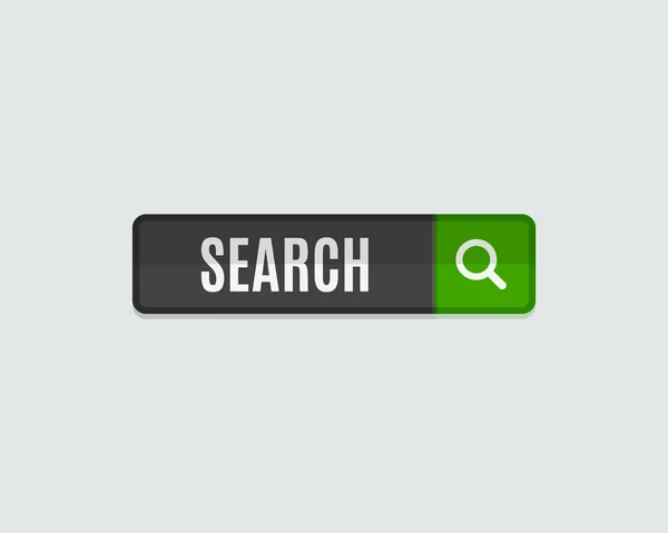 Search web button flat design. — Stock Vector