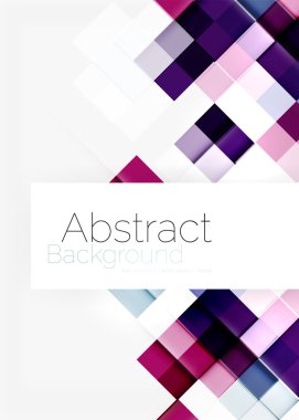 Kare şekli mozaik desen tasarım.