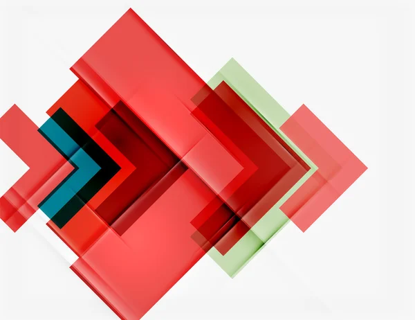 Temiz renkli alışılmadık geometrik desen — Stok Vektör