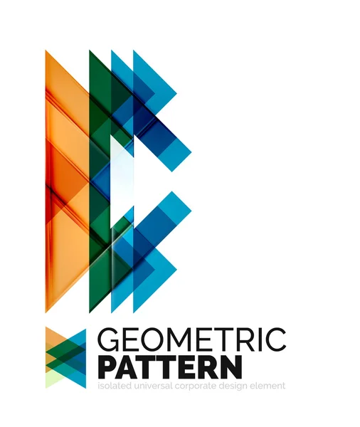 Mozaiki geometrycznej trójkąt — Wektor stockowy