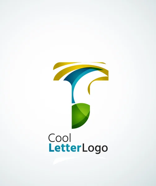 Letra logo de la empresa — Vector de stock