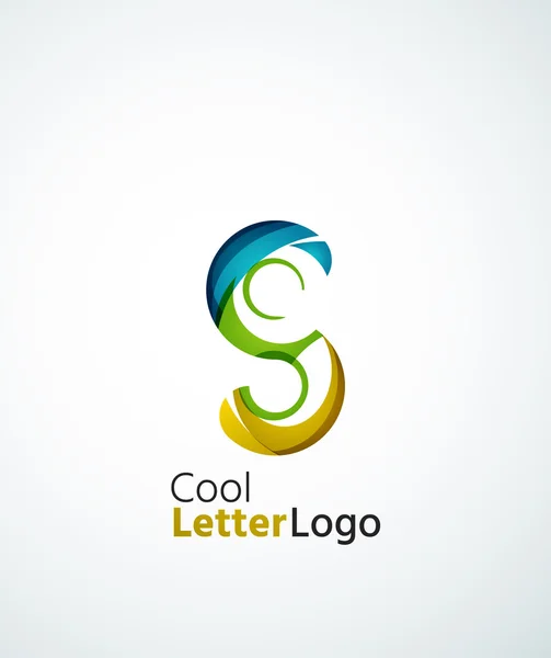 Mektup şirket logosu — Stok Vektör