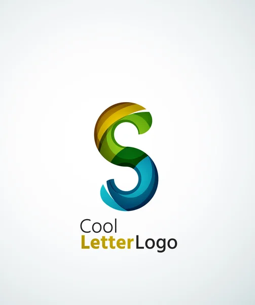 Letra logo de la empresa — Vector de stock