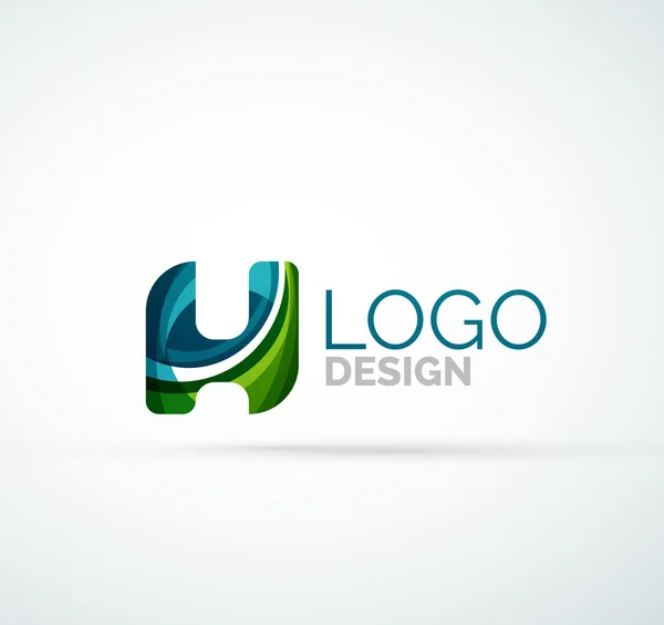 Logotipo de letra vectorial — Archivo Imágenes Vectoriales