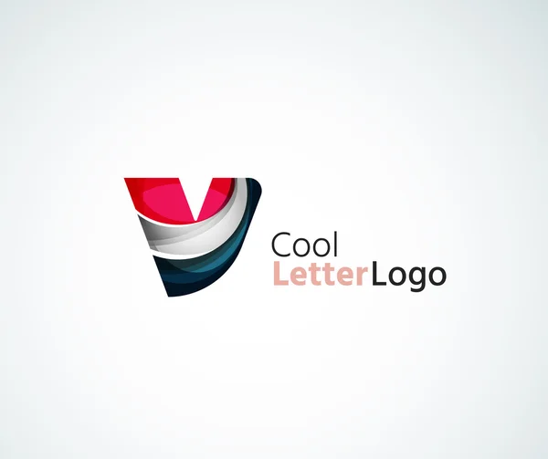 Logo lettera vettoriale — Vettoriale Stock