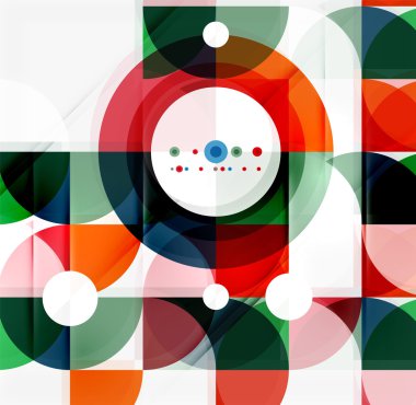 Yarım daire üçgen desen