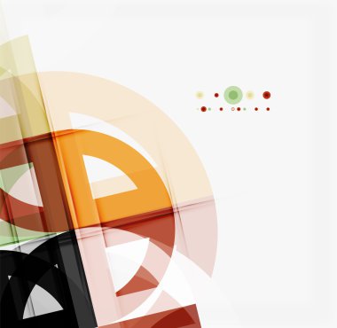 Yarım daire üçgen desen