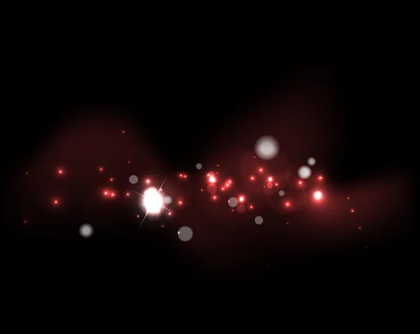 发光发亮的泡沫和星星 — 图库矢量图片