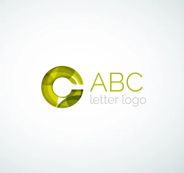 Logotipo de letra vectorial — Vector de stock