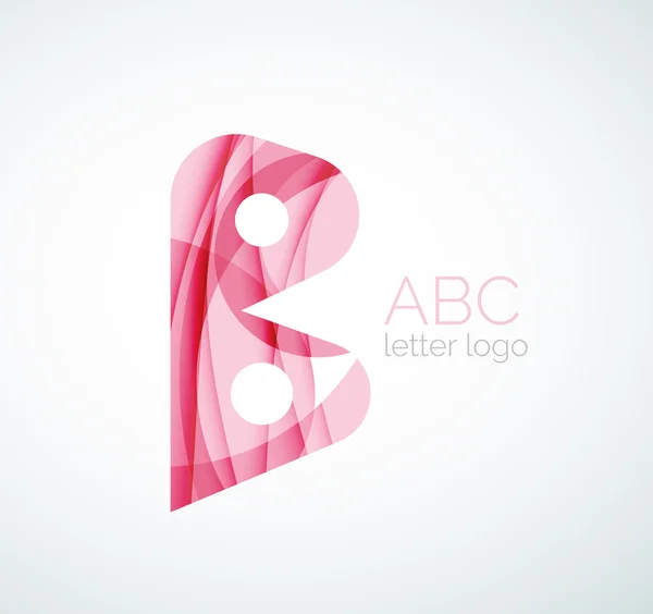 Logo de lettre vectorielle — Image vectorielle