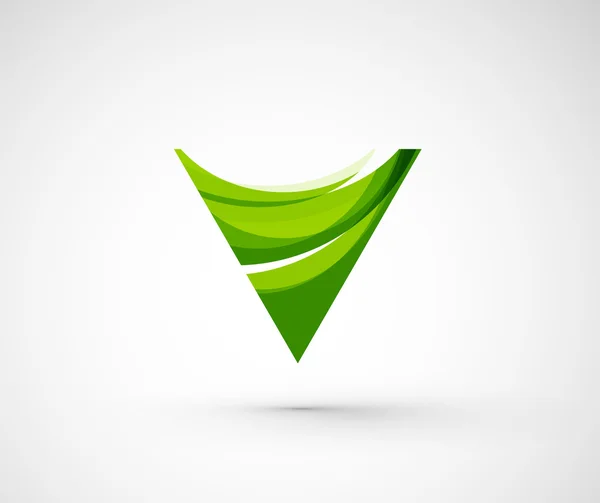 Абстрактный геометрический треугольник логотипа компании , — стоковый вектор