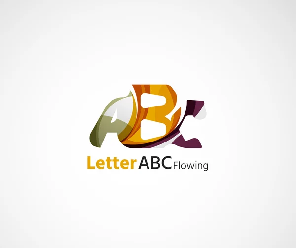 Logo de la empresa Abc . — Vector de stock