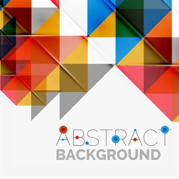 Abstrakt geometrisk bakgrund. — Stock vektor