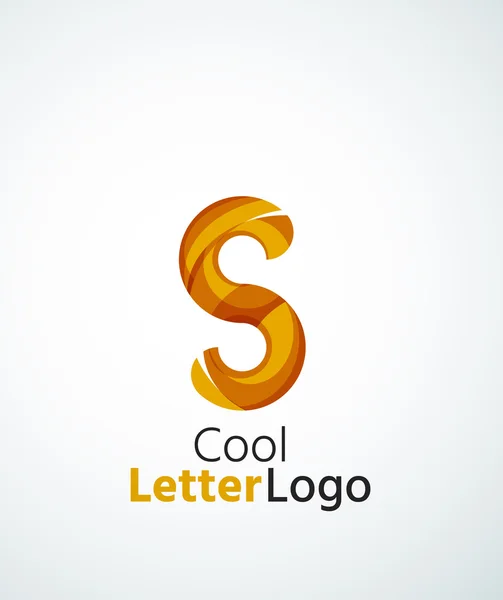 Letra logo de la empresa — Vector de stock