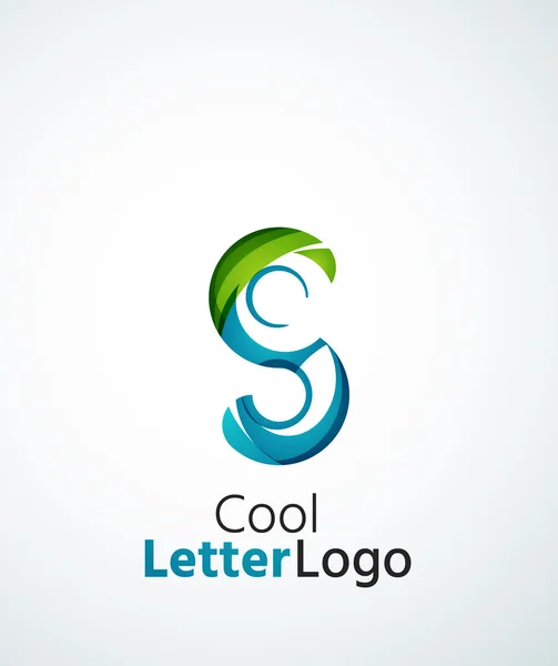 Letra logo de la empresa — Vector de stock