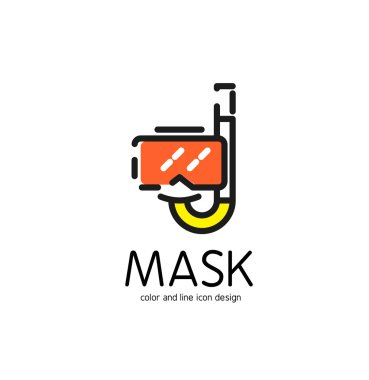 düz tasarım için renk satırı simgesi.