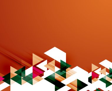 üçgen desen kompozisyonu,