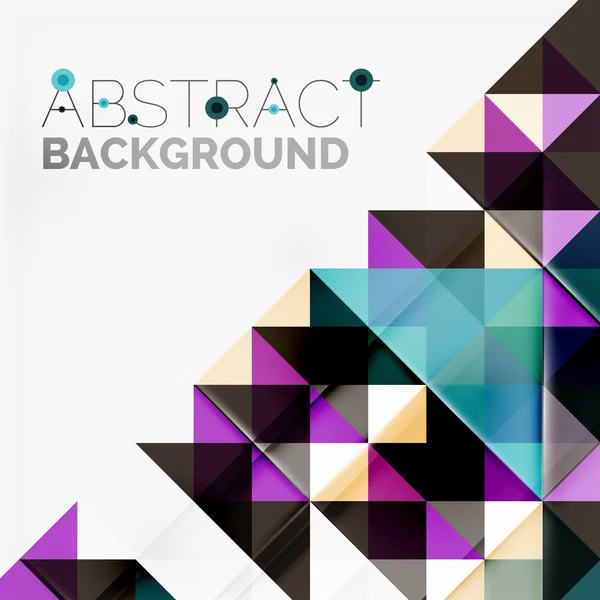 Abstrakt geometrisk bakgrund — Stock vektor