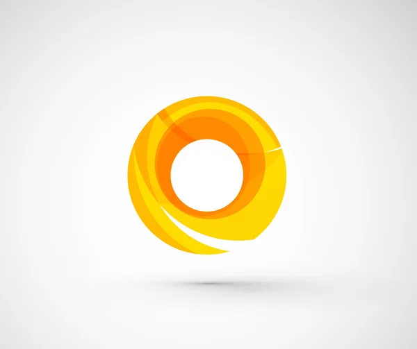 Anillo de logotipo de la empresa geométrica abstracta — Vector de stock