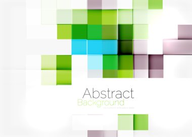 Kare şekli mozaik desen tasarım.