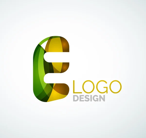 Logotipo de letra vectorial — Archivo Imágenes Vectoriales