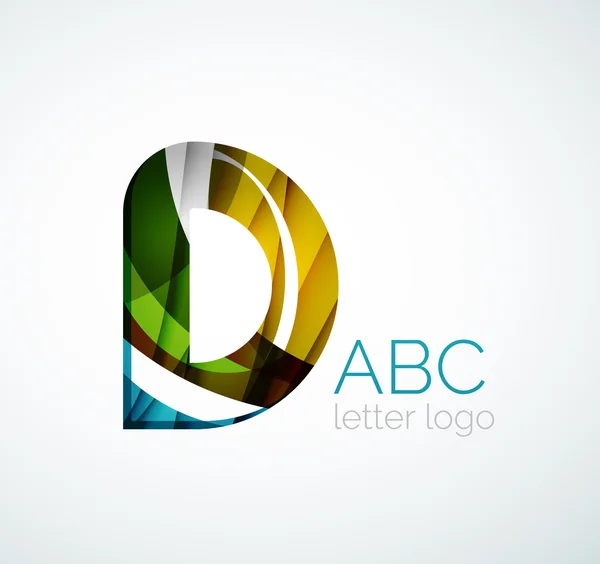 Logotipo de letra vectorial — Vector de stock