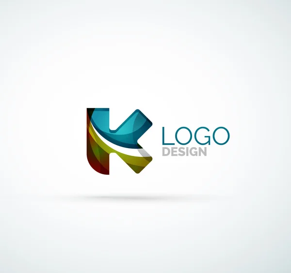 Logotipo da letra vetorial — Vetor de Stock