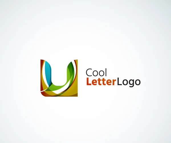 Logo de lettre vectorielle — Image vectorielle