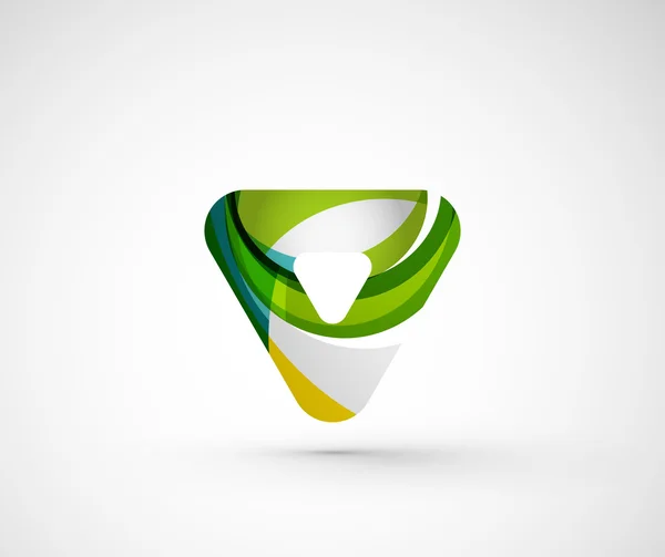 Abstrato geométrico logotipo da empresa triângulo , — Vetor de Stock